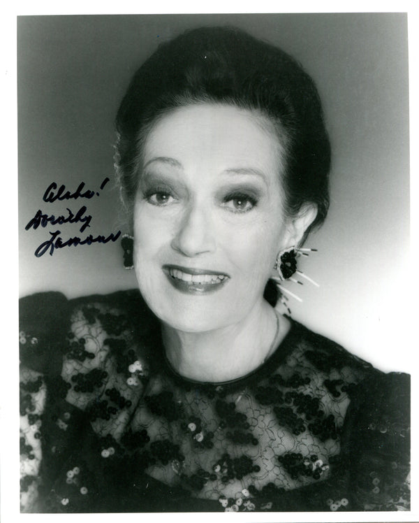 Dorothy Lamour Autographed 8x10 Photo