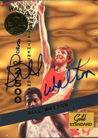 Bill Walton Autographed 1994 Signature Rookies Hall of Fame Gold Standard Card