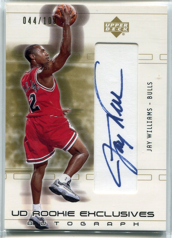Jay Williams Autographed 2002 Upper Deck Rookie Card