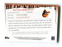 Frank Robinson 2012 Topps Blockbuster #BP3 Patch Card