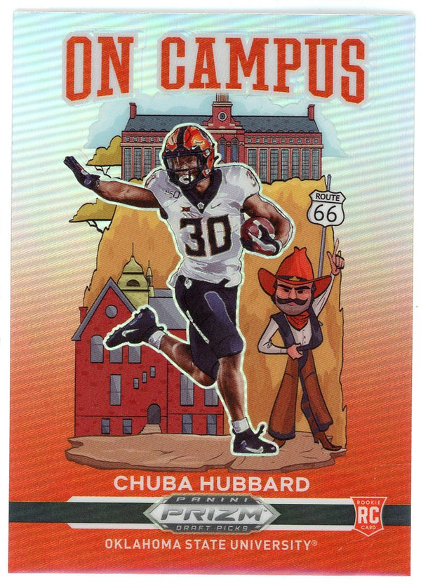 Chuba Hubbard 2021 Panini Prizm Draft Picks On Campus Prizm Card #OC-CH