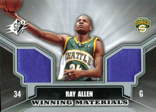 Ray Allen 2005-06 Upper Deck SPx Winning Materials Jersey Card