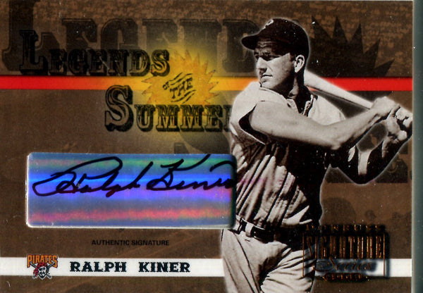 Ralph Kiner 2003 Donruss Autographed Card