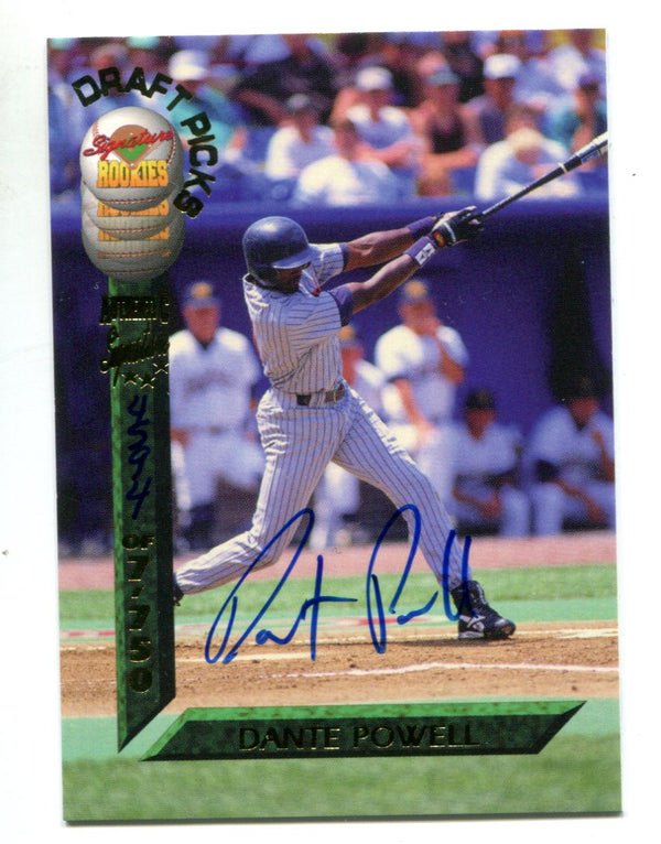 Dante Powell 1994 Signature Rookies #22 Auto Card /7750