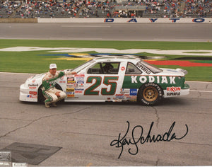 Ken Schrader Autographed 8x10 Photo