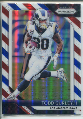 Todd Gurley 2018 Panini Prizm Red, White & Blue Prizm Card