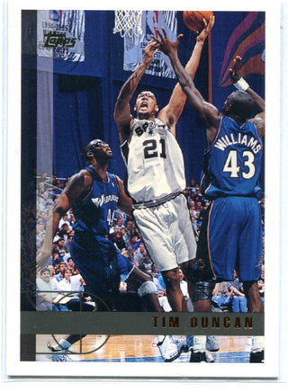 Tim Duncan #115 Topps 1997 card