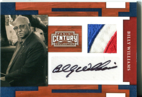 Billy Williams 2010 Panini Century Collection Autographed Jersey Card 32/50