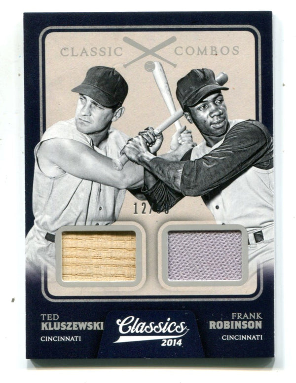 Ted Kluszewski/ Frank Robinson 2014 Panini Classic Combos Card #12/99