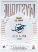 Jaylen Waddle Autographed 2021 Panini Illusions Mystique Rookie Card #MY-8