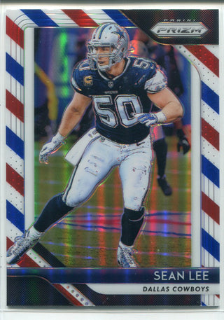 Sean Lee 2018 Panini Prizm Red, White & Blue Prizm Card