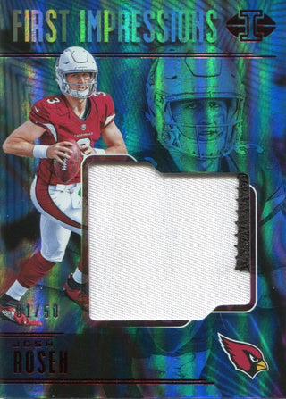 Josh Allen 2018 Panini Illusions Jersey Patch Rookie Card