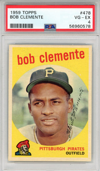 Roberto Clemente 1959 Topps Card #478 (PSA)