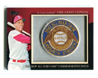 Orlando Cepeda 2010 Topps Baseball Series 2 Patch Card #MCP55