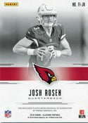 Josh Allen 2018 Panini Illusions Jersey Patch Rookie Card