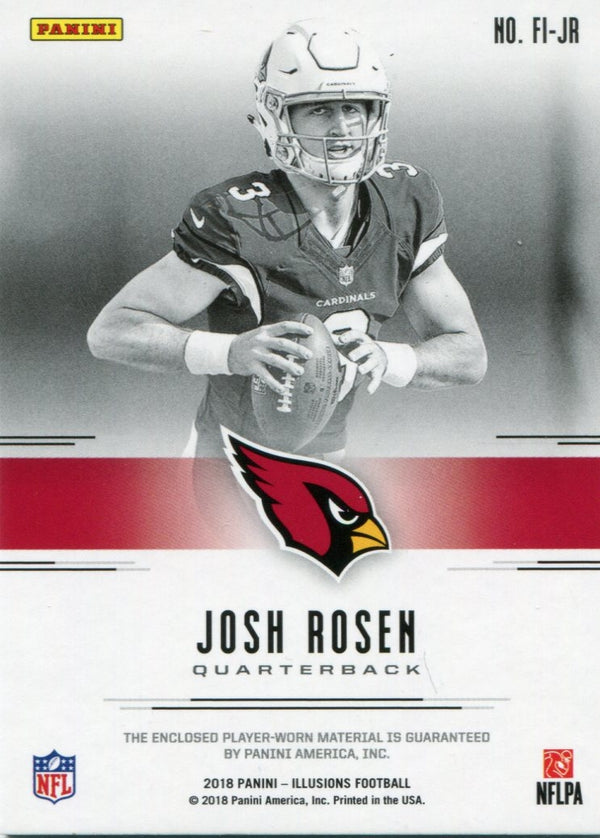 Josh Allen 2018 Panini Illusions Jersey Patch Rookie Card