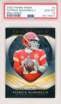 Patrick Mahomes 2020 Panini Prizm Brilliance Insert Card #9 (PSA Gem Mint 10)