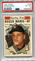 Roger Maris 1961 Topps All Star #576 (PSA EX-MT 6) Card
