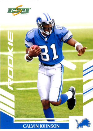 Calvin Johnson 2007 Score Rookie Card #351