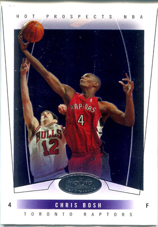 Chris Bosh 2004-05 Fleer NBA Hoops Unsigned Hot Prospects Card