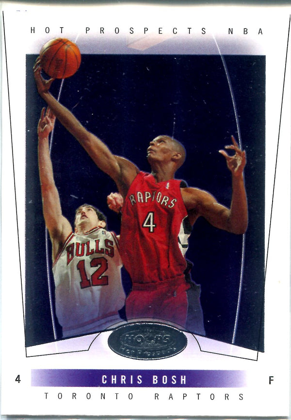 Chris Bosh 2004-05 Fleer NBA Hoops Unsigned Hot Prospects Card
