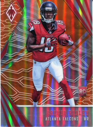 Calvin Ridley 2018 Panini Phoenix Orange Rookie Card