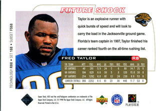 Fred Taylor 1998 Upper Deck Rookie Card
