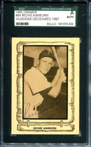Elvin Bethea Autographed 2012 Leaf Card