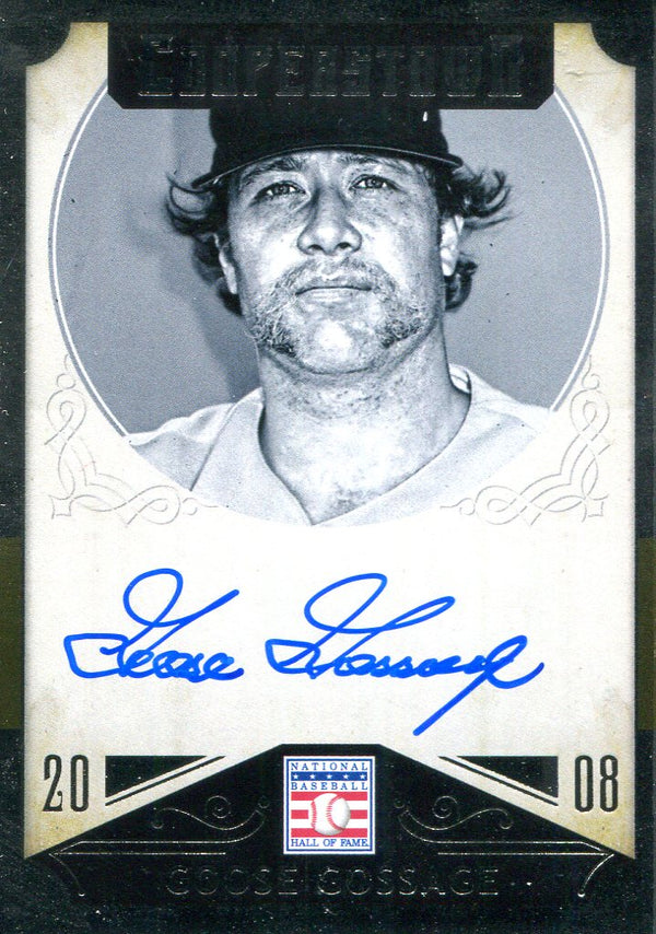 Goose Gossage Autographed Panini Card