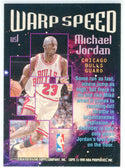 Michael Jordan 1995 Topps Stadium Club Warp Speed Card #WS1