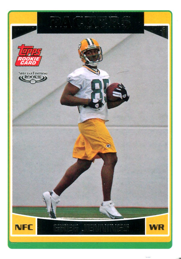 Greg Jennings 2006 Topps Rookie Card #369