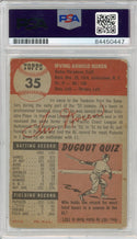 Irv Noren Autographed 1952 Topps Card (PSA)