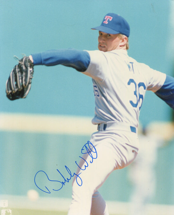 Bobby Witt Texas Rangers Autographed 8x10 Baseball Photo