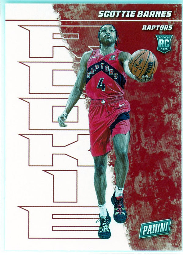 Scottie Barnes 2021-22 Panini Player of the Day Rookie Card #54