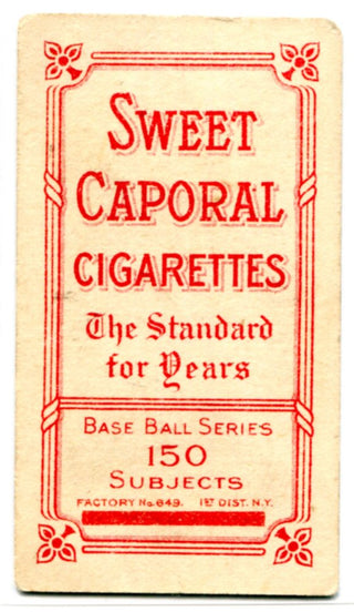 Kitty Bransfield 1909-11 T206 Sweet Caporal Tobacco Card