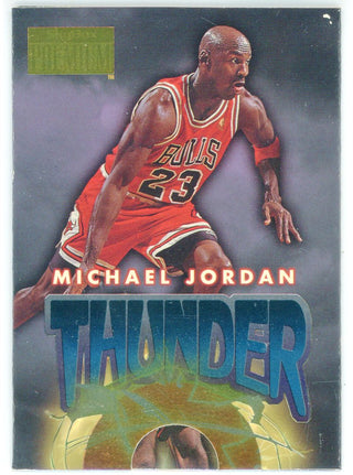 Michael Jordan & Scottie Pippen 1997 Skybox Premium Thunder & Lightning Card #1