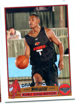 Boris DIaw-Riffiod 2003 Topps Unsigned Rookie Card