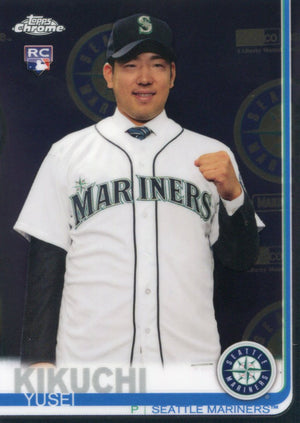 Yusei Kikuchi 2019 Topps Chrome Rookie Card