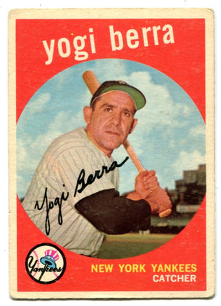 Yogi Berra 1959 Topps Card #180