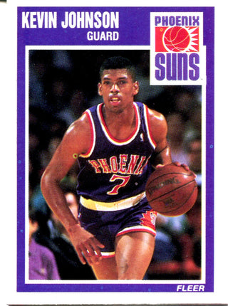 Kevin Johnson 1989 Fleer Unsigned Rookie Card