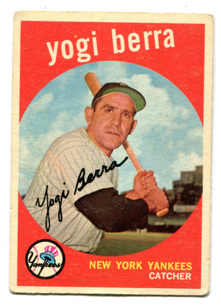Yogi Berra 1959 Topps #180 Card