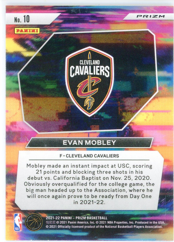 Evan Mobley 2021-22 Panini Prizm Instant Impact Prizm Rookie Card #10