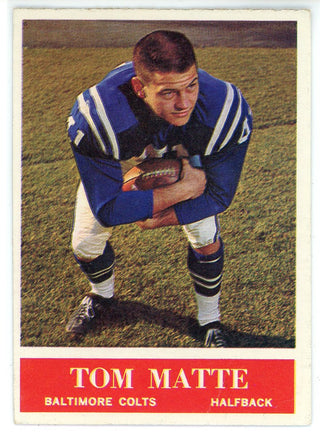 Tom Matte 1964 Philadelphia Rookie Card #6