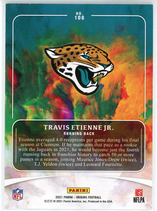 Travis Etienne Jr. 2021 Panini Origins Rookie Card #108