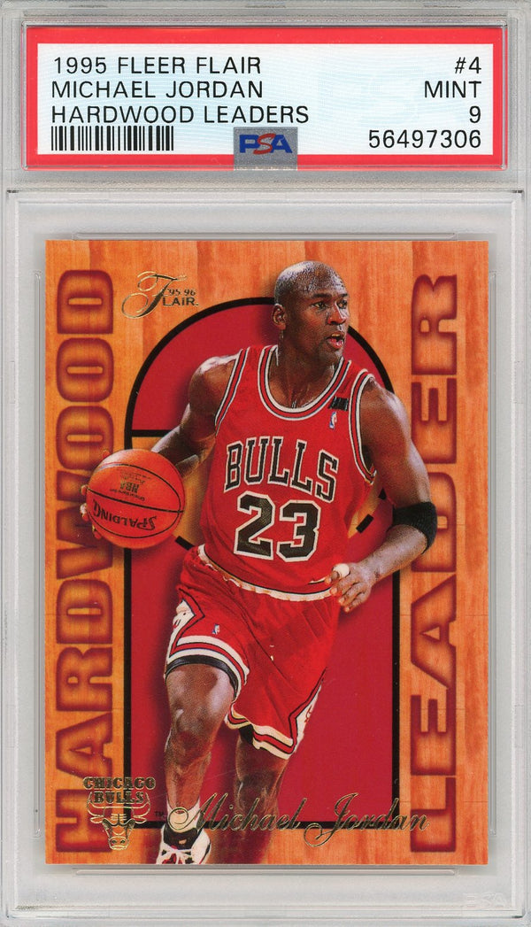 Michael Jordan 1995 Fleer Flair Hardwood Leaders #4 - 1995 - US