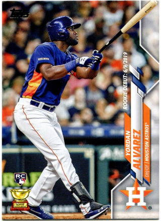 Yordan Alvarez Topps 2020 Rookie Debut All Star Rookie