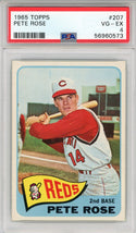 Pete Rose 1965 Topps Card #207 (PSA)