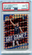 Luka Doncic 2019 Panini Mosaic Got Game #11 PSA GEM MT 10