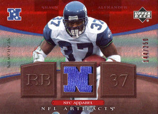 Shaun Alexander 2007 Upper Deck NFL Artifacts Jersey Card