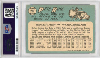 Pete Rose 1965 Topps Card #207 (PSA)